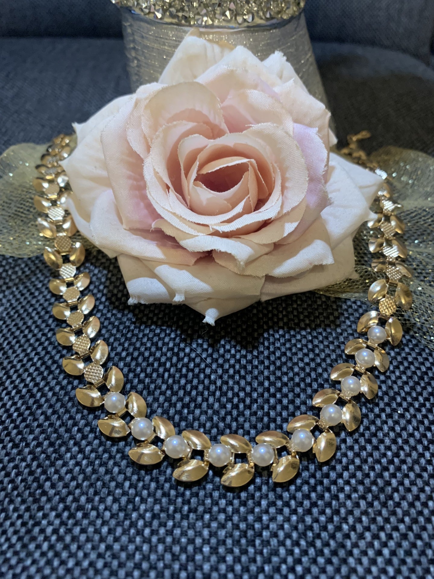 Collier épis de blé dorés – Souvenir Infini (acier inoxydable plaqué or)