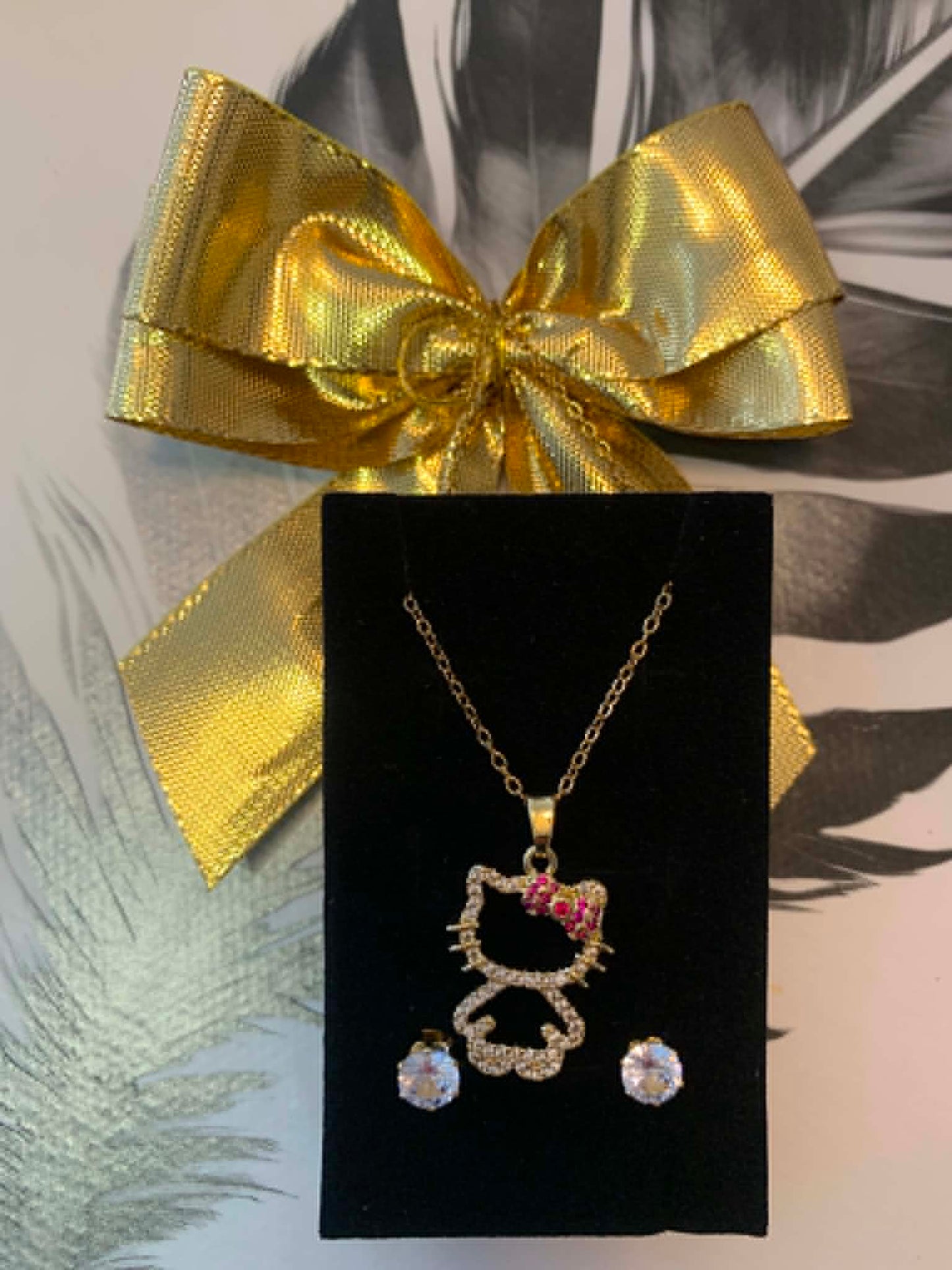 Collier "Hello Kitty" (acier inoxydable)