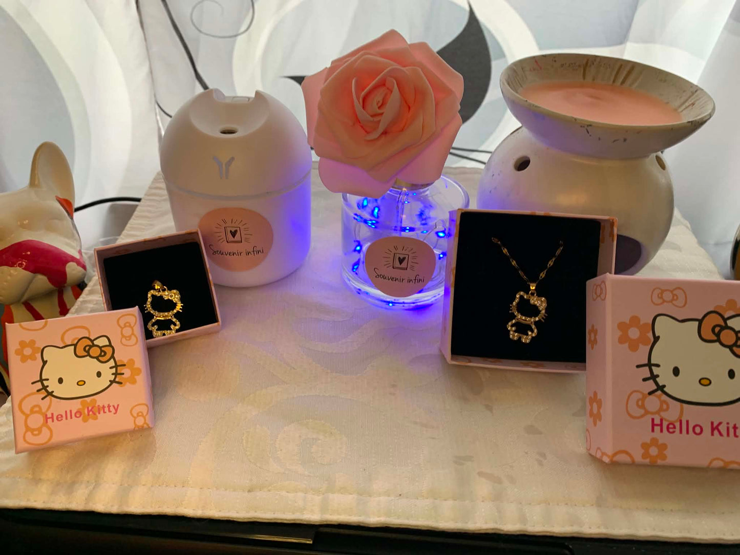 Collier "Hello Kitty" (acier inoxydable)