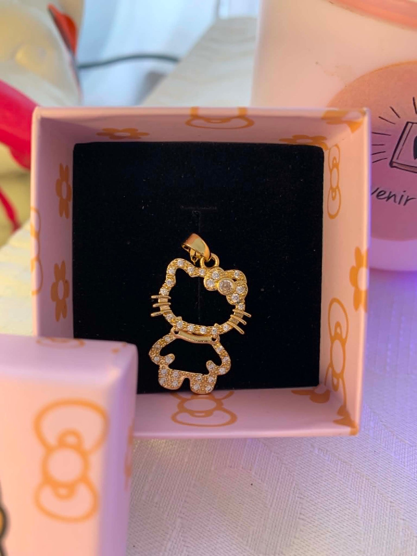 Collier "Hello Kitty" (acier inoxydable)